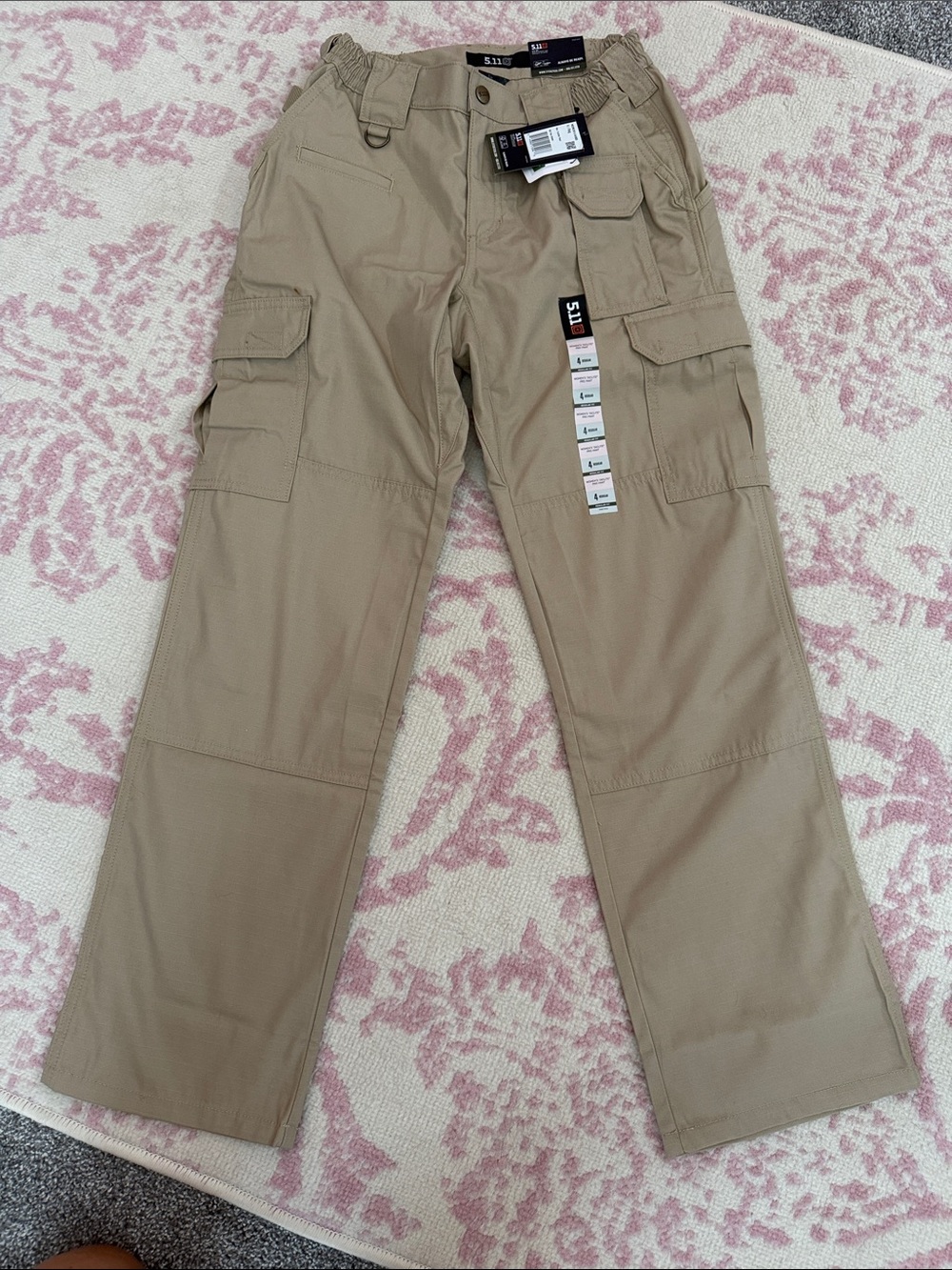 5.11 Tactical Straight Leg Cargo Pants - Khaki